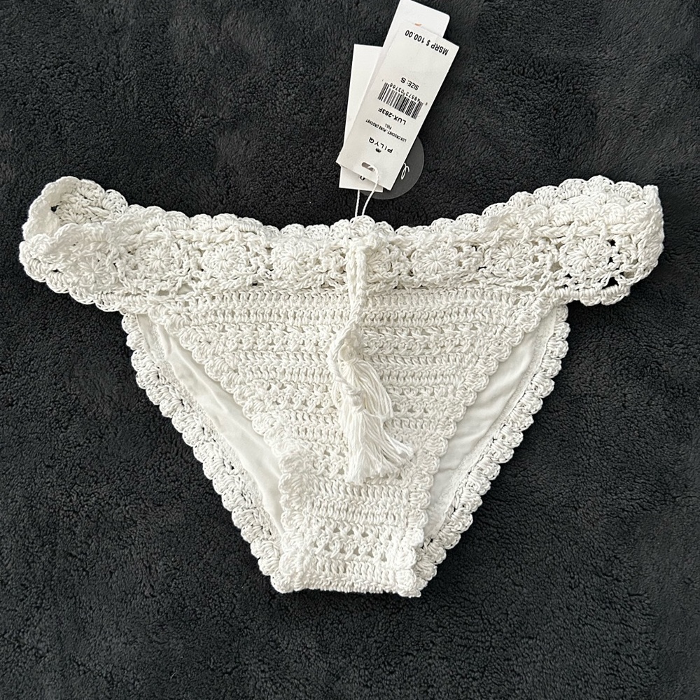 NWT pilyQ crochet bikini bottoms
